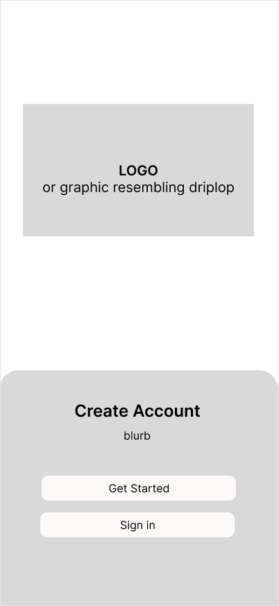 Onboarding low-fi wireframe